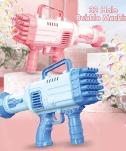 32 Holes Kids Gatling Bubble Gun