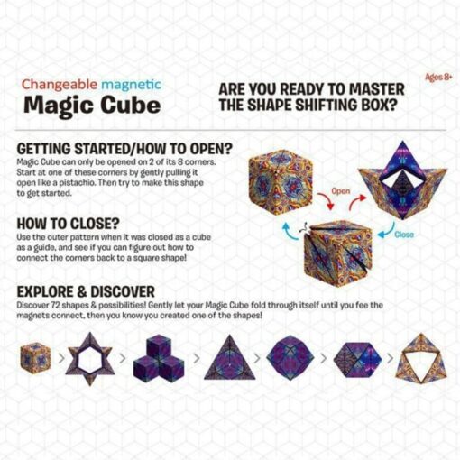 Cubo magnético mágico cambiable