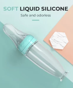 Silicone Squeeze Feeding Spoon