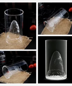 Transparent Shark Drinking Glass