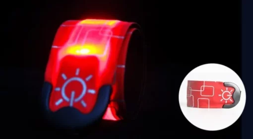 Найлонова LED спортна гривна