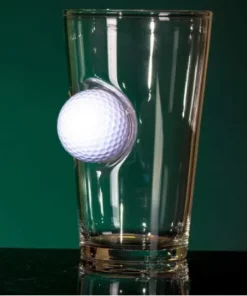 Ball Stuck In Glass Beer Mug