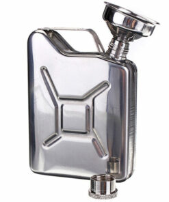 Mini Jerrycan Gasoline Liquor Hip Flask With Funnel