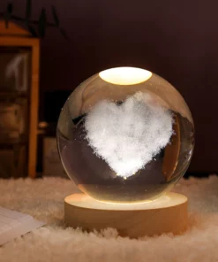 Glowing Crystal Ball Night Light