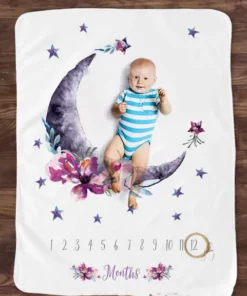 Baby Monthly Milestone Blanket