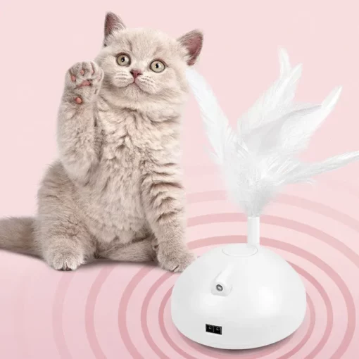 स्वचालित मजेदार बिल्ली स्टिक यूएसबी चार्जिंग