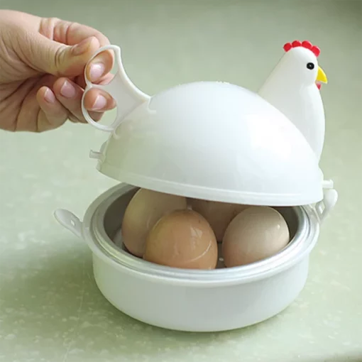 전자 레인지 용 닭고기 달걀 밥솥