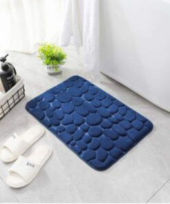 Cobblestone Embossed Bathroom Bath Mat