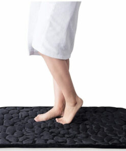 Cobblestone Embossed Bathroom Bath Mat