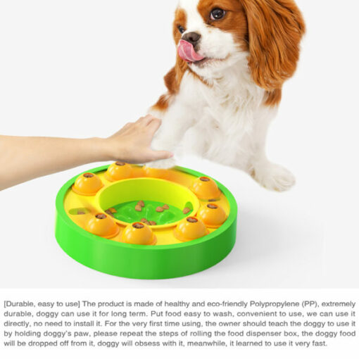 犬用おもちゃの遅い漏れ給餌トレーニング