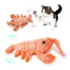 Electric Jumping Shrimp Cat Toy