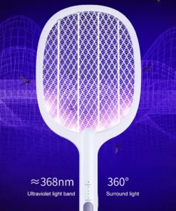 2-in-1 Electric Swatter & Night Mosquito Killing Lamp
