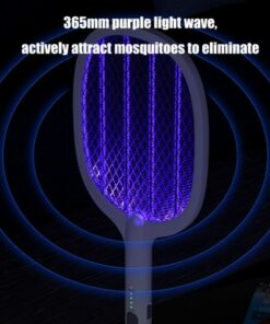 2-in-1 Electric Swatter & Night Mosquito Killing Lamp