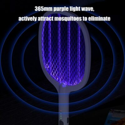 2-in-1 Electric Swatter & Night Mosquito Killing Lamp