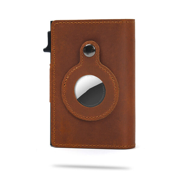 Genuine Leather Airtag Card Holder - Buy Today Get 55% Discount - MOLOOCO