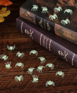 Glow In The Dark Spiders For Halloween Décor