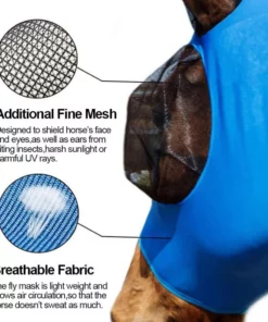 Equine Mask Anti-Fly Mesh