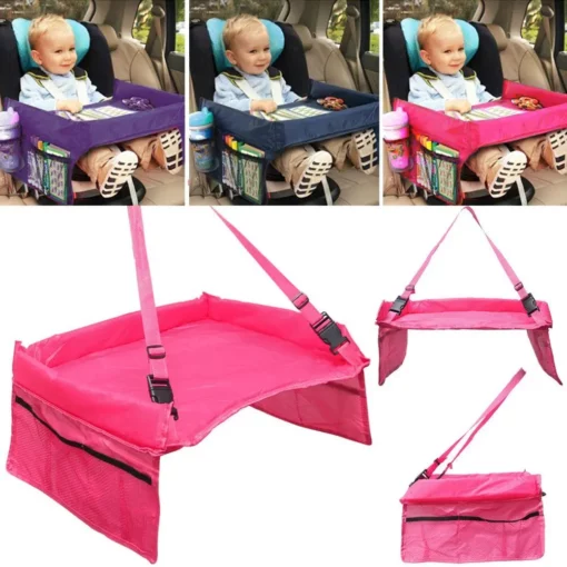 Kids Waterproof Portable Car Seat Tray