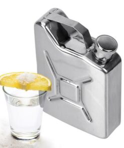 Mini Jerrycan Gasoline Liquor Hip Flask With Funnel
