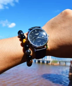 Magnetic Obsidian Anklet