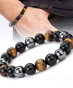 Magnetic Obsidian Anklet