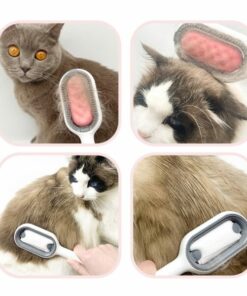 Cat Hair Removal Massaging Shell Comb