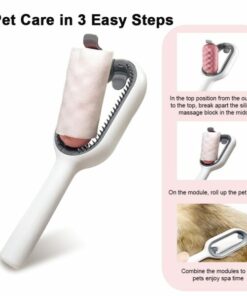 Cat Hair Removal Massaging Shell Comb