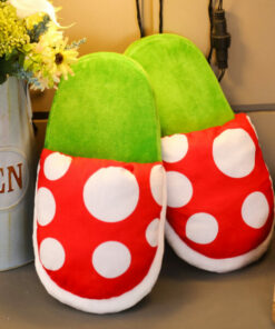 Piranha Plant Slippers and Pipe Holder