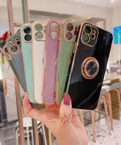 Plated iPhone Case with Ring