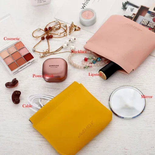 Çanta kozmetike portative me xhep