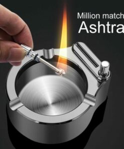 Retro Ashtray Refillable Lighter