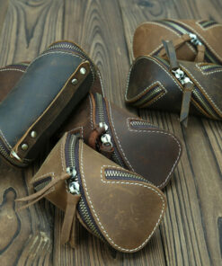 Retro Leather Key Bag