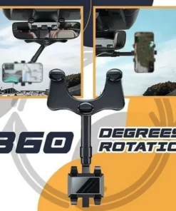 Rotatable and Retractable Car Phone Holder