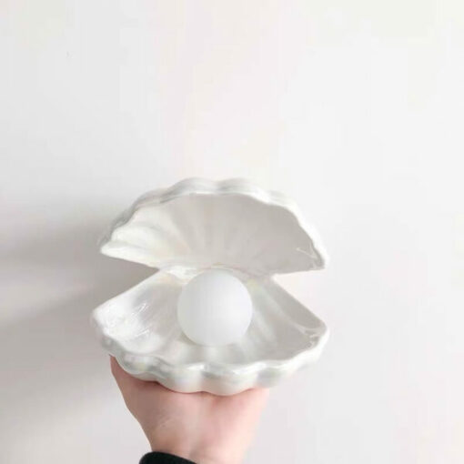 Ceramic Pearl Oyster Teeb