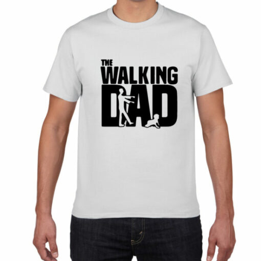 T-Shirt ng Araw ng Mga Ama na “The Walking Dad”.