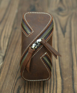 Retro Leather Key Bag