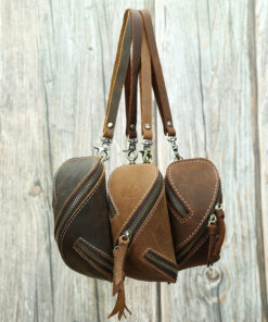 Retro Leather Key Bag