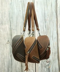 Retro Leather Key Bag