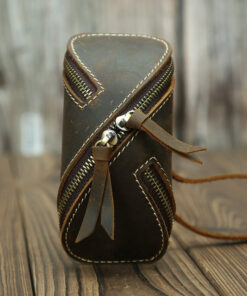 Retro Leather Key Bag