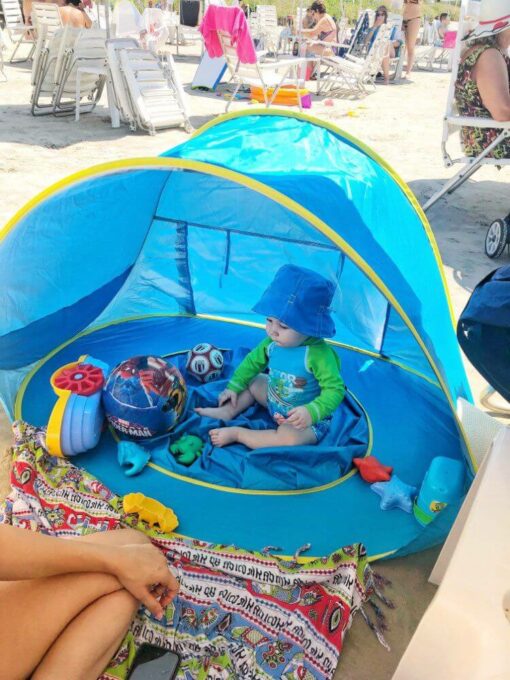 Воданепранікальная дзіцячая пляжная палатка