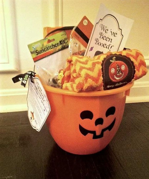 spooky basket ideas