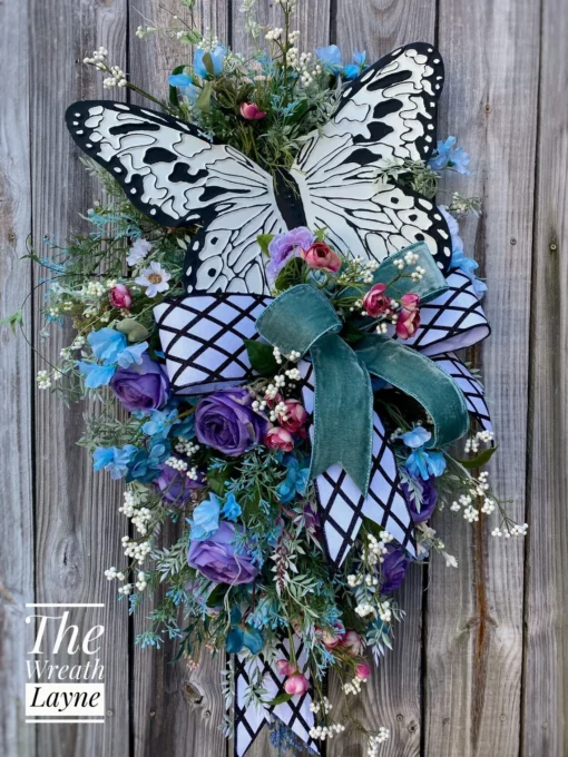 I-Rose Butterfly Wreath