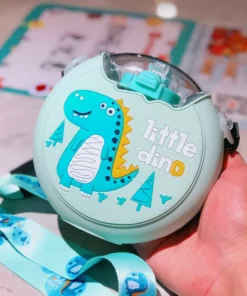 Cute Donut Water Bottle With Straw