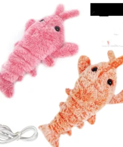 Electric Jumping Shrimp Cat Toy