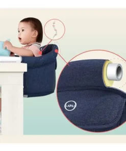 Foldable Baby High Chair Safety Belt