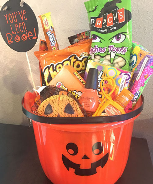 spooky basket ideas