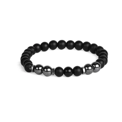 Magnetic Obsidian Anklet