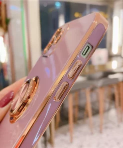 Plated iPhone Case with Ring