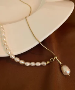 Adjustable Pearl Necklace