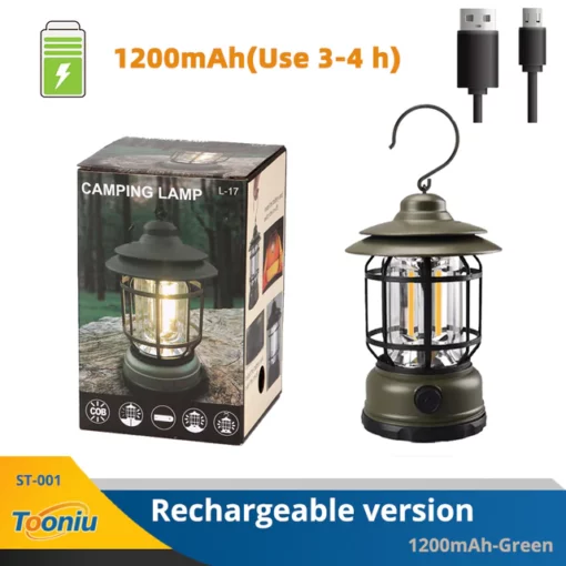 I-Portable Retro Camping Lamp